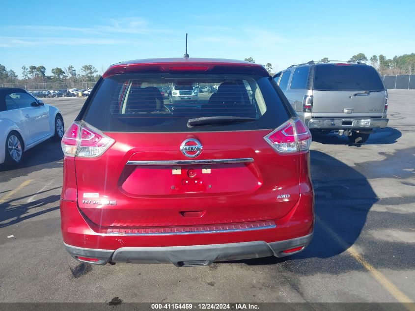 2015 Nissan Rogue S VIN: KNMAT2MV3FP524773 Lot: 41154459