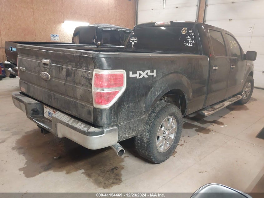 2012 FORD F150 VIN: 1FTFW1ET4CFA10517