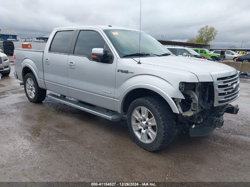 2013 FORD F-150 LARIAT - 1FTFW1CT4DFA89644