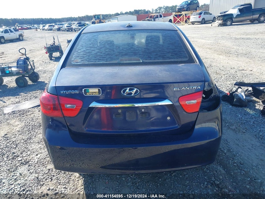 2010 HYUNDAI ELANTRA VIN: KMHDU4AD6AU030060
