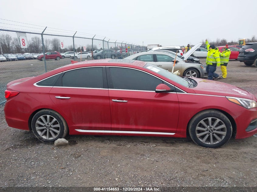 2017 HYUNDAI SONATA VIN: 5NPE34AF1HH578162