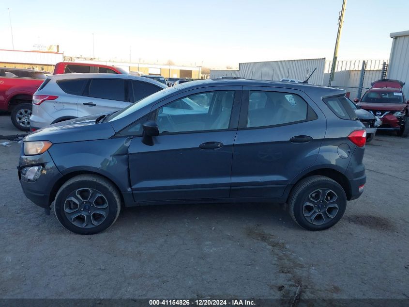 2018 Ford Ecosport S VIN: MAJ6P1SL9JC160287 Lot: 41154826