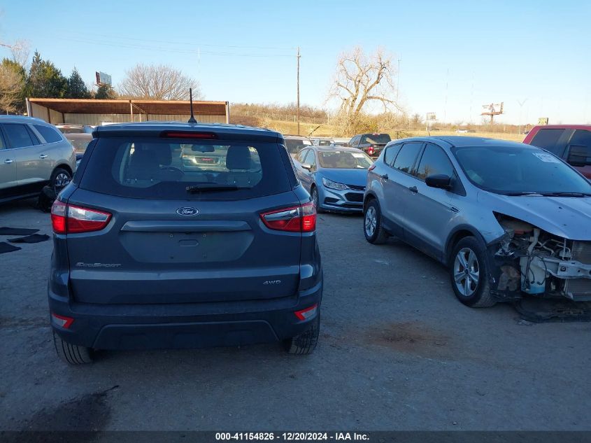 2018 Ford Ecosport S VIN: MAJ6P1SL9JC160287 Lot: 41154826