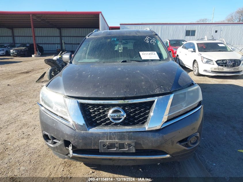 2014 Nissan Pathfinder Sv VIN: 5N1AR2MM2EC730786 Lot: 41154914