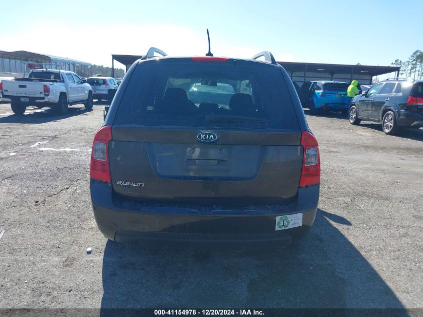 2009 Kia Rondo Lx VIN: KNAFG529297263834 Lot: 41154978