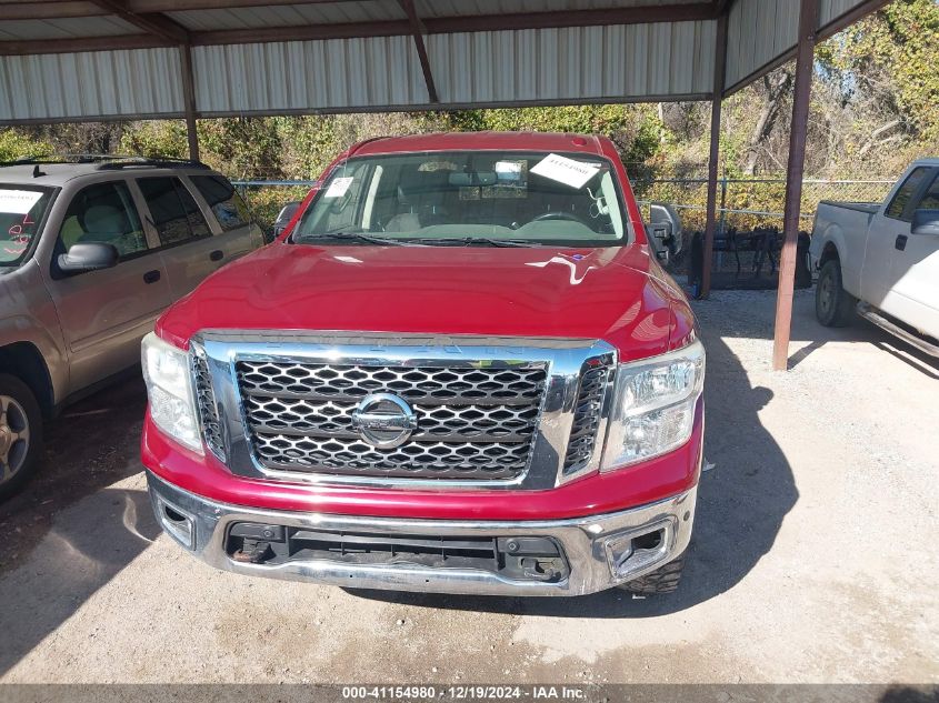 2017 Nissan Titan Sv VIN: 1N6AA1E54HN500850 Lot: 41154980