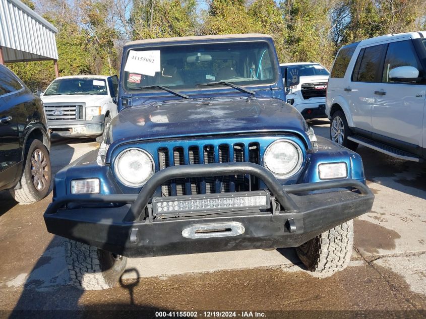 2001 Jeep Wrangler Sport VIN: 1J4FA49S21P363387 Lot: 41155002