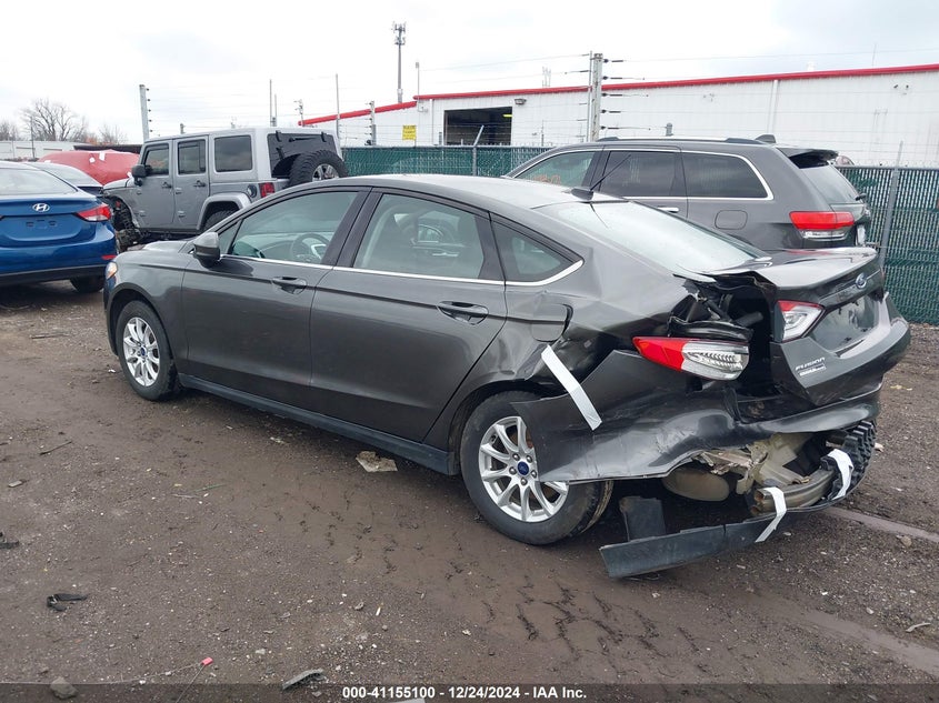 2016 FORD FUSION VIN: 3FA6P0G77GR184796
