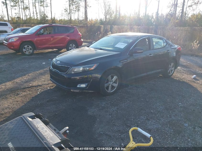 VIN 5XXGM4A7XEG310328 2014 KIA Optima, LX no.2