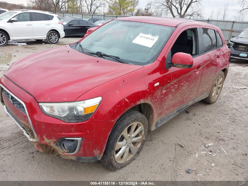 VIN 4A4AR3AU7FE019372 2015 MITSUBISHI OUTLANDER SPORT no.2