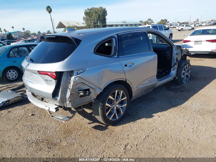 VIN 5J8YD9H49NL004560 2022 ACURA MDX no.4