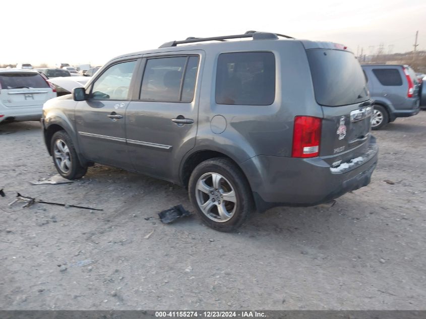 VIN 5FNYF4H54DB017092 2013 Honda Pilot, Ex-L no.3