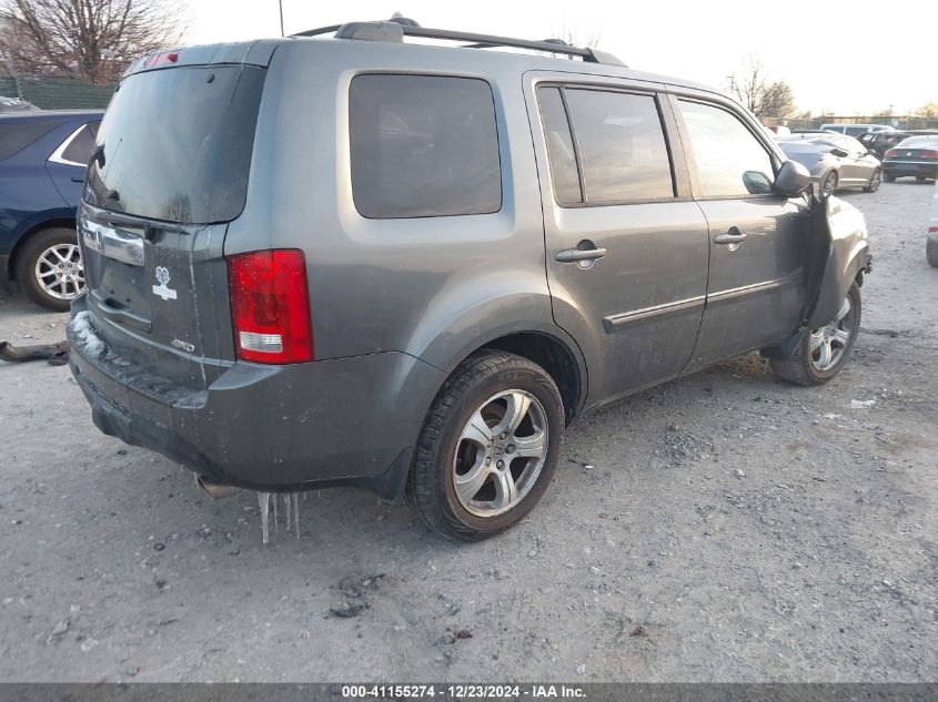 VIN 5FNYF4H54DB017092 2013 Honda Pilot, Ex-L no.4