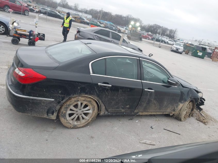 2012 HYUNDAI GENESIS VIN: KMHGC4DD6CU181320