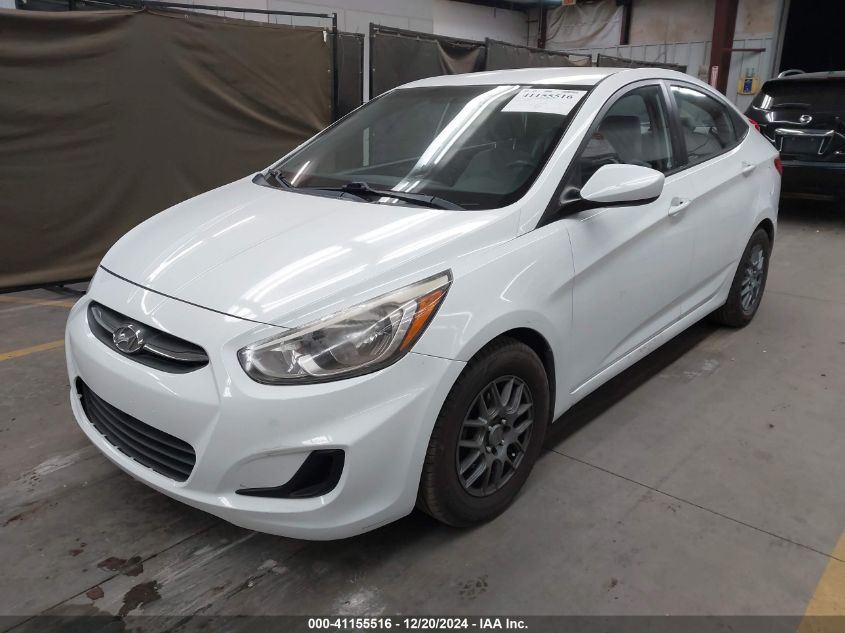 VIN KMHCT4AE4GU980157 2016 Hyundai Accent, SE no.2