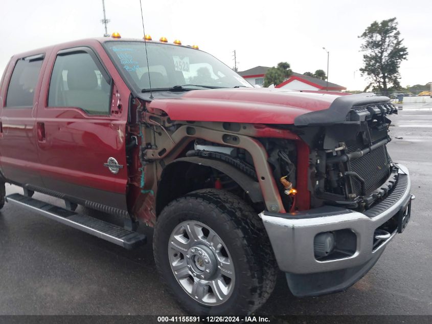 2016 Ford F-250 Lariat VIN: 1FT7W2BT1GED09506 Lot: 41155591