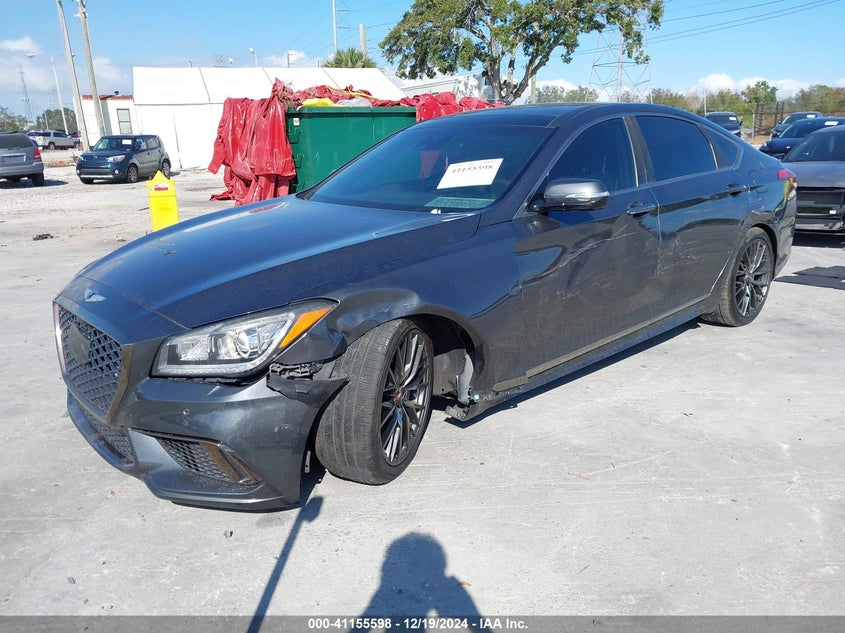 2020 GENESIS G80 VIN: KMTFN4JE9LU332627