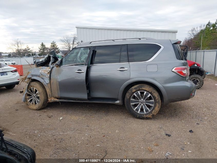 2017 Nissan Armada Sl VIN: JN8AY2ND9H9009098 Lot: 41155671