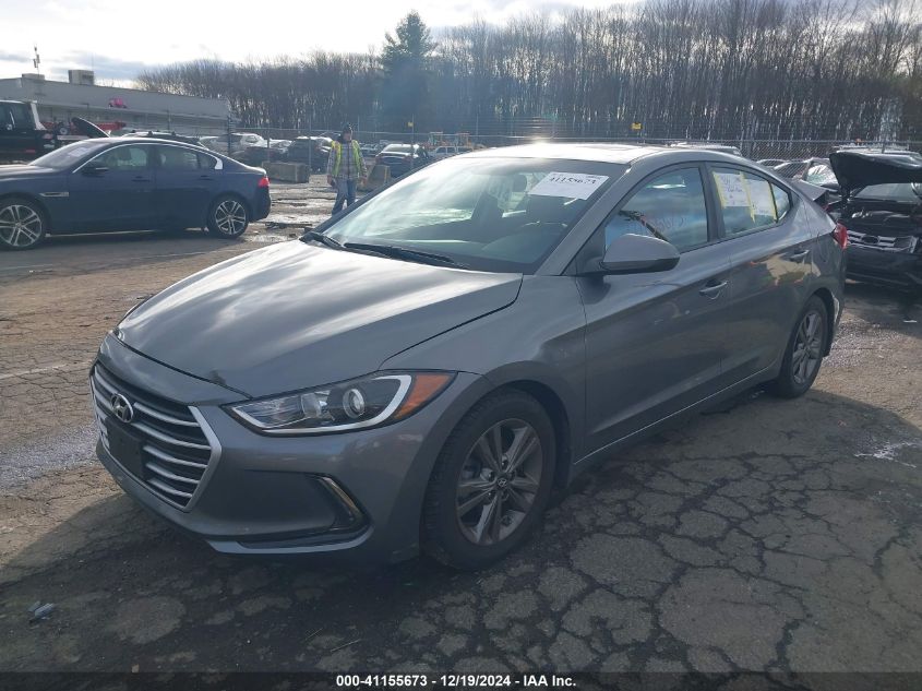 VIN 5NPD84LF0JH357698 2018 Hyundai Elantra, Value E... no.2