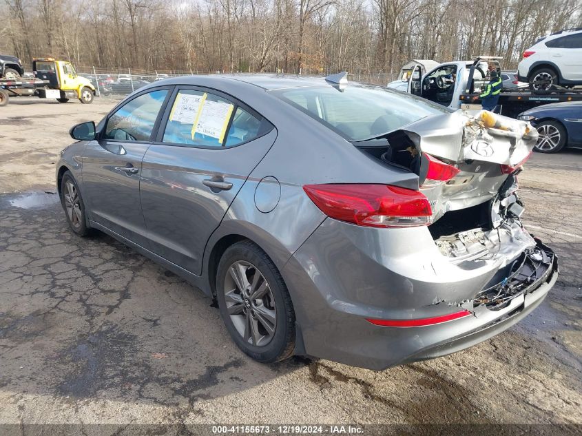 VIN 5NPD84LF0JH357698 2018 Hyundai Elantra, Value E... no.3