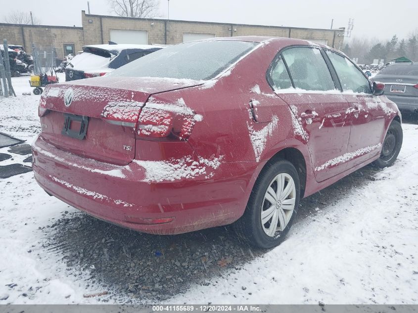 VIN 3VW2B7AJ8HM381122 2017 Volkswagen Jetta, 1.4T S no.4