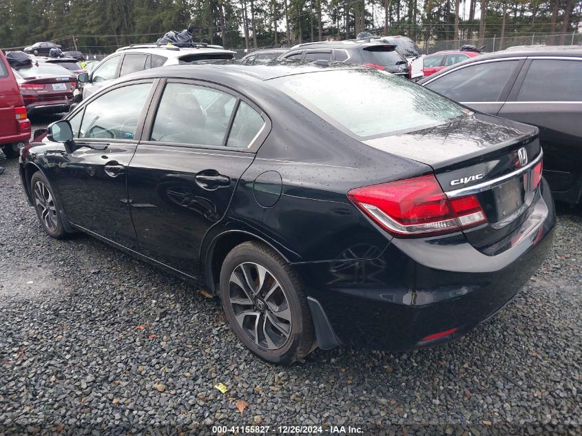 VIN 19XFB2F94DE204464 2013 Honda Civic, Ex-L no.3