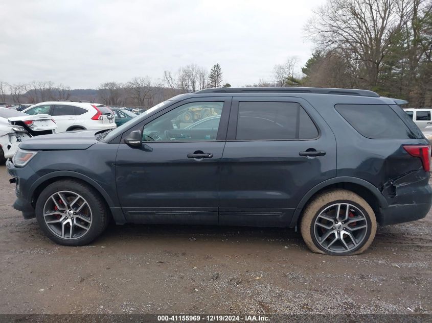 2017 Ford Explorer Sport VIN: 1FM5K8GT7HGA21196 Lot: 41155969