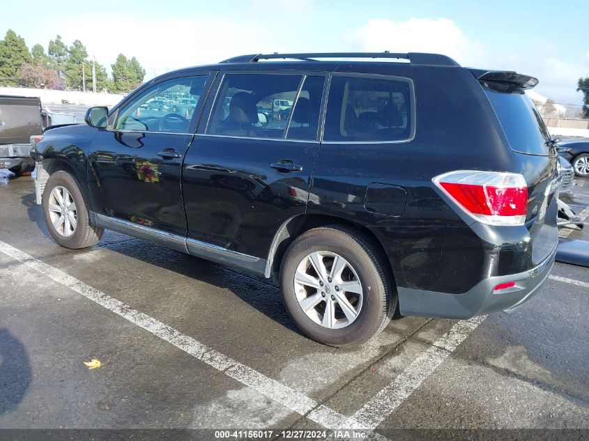 VIN 5TDBK3EH6DS267469 2013 Toyota Highlander, Se V6 no.3