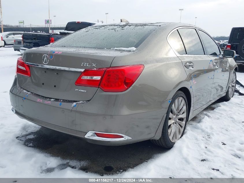 VIN JH4KC1F93EC003507 2014 ACURA RLX no.4