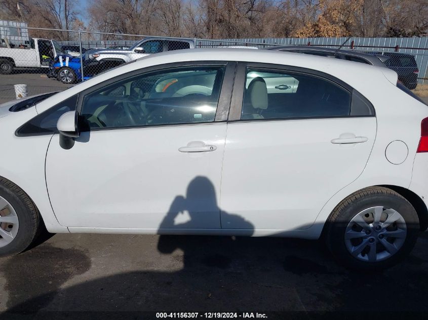 2014 Kia Rio Lx VIN: KNADM5A37E6353784 Lot: 41156307