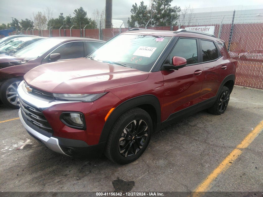 Vin: kl79mpsl5pb103504, lot: 41646588, chevrolet trailblazer fwd lt 20232