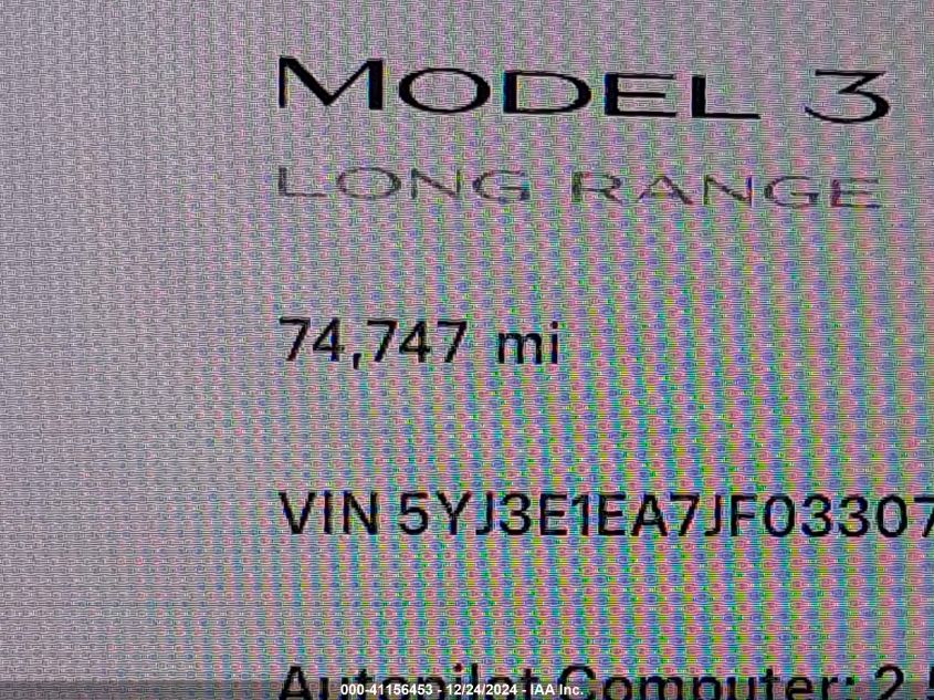 VIN 5YJ3E1EA7JF033070 2018 Tesla Model 3, Long Rang... no.15