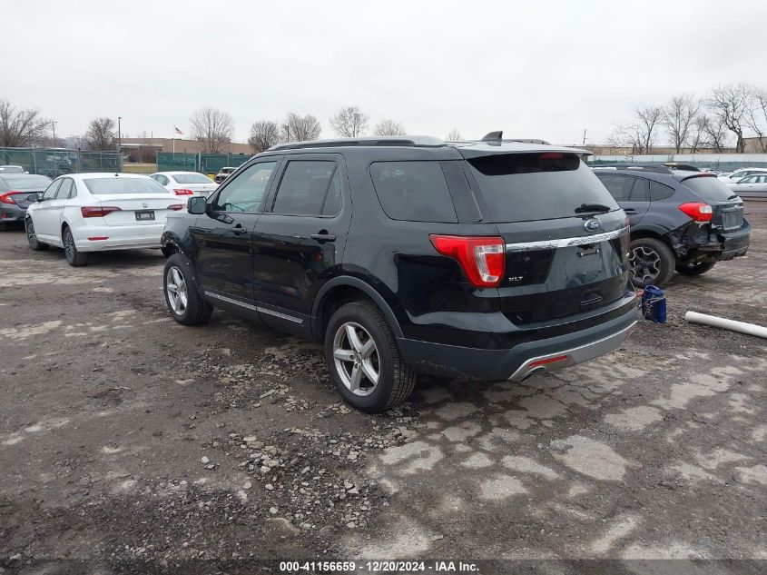 VIN 1FM5K8D83HGD47688 2017 Ford Explorer, Xlt no.3