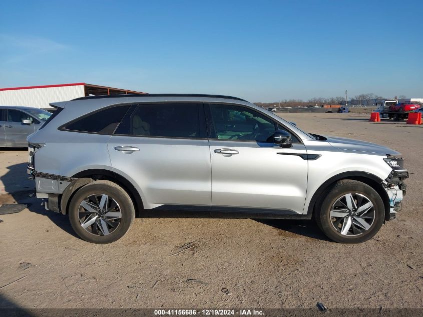 2022 Kia Sorento S VIN: 5XYRL4LC2NG150043 Lot: 41156686