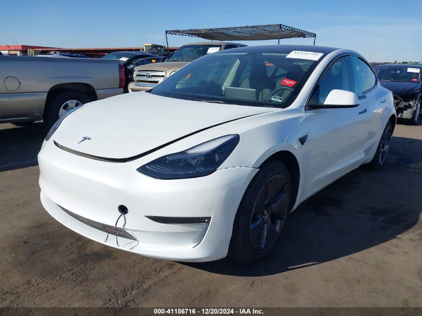 2023 Tesla Model 3 Rear-Wheel Drive VIN: 5YJ3E1EA0PF614516 Lot: 41156716