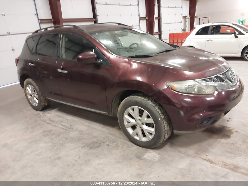 2013 NISSAN MURANO VIN: JN8AZ1MW0DW315659