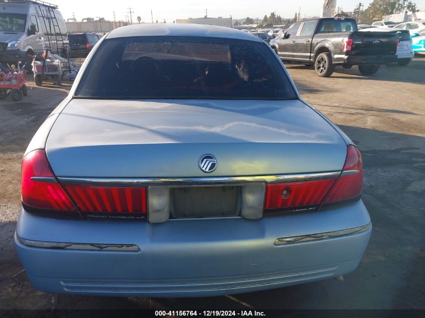 2000 Mercury Grand Marquis Ls VIN: 2MEFM75W4YX668321 Lot: 41156764