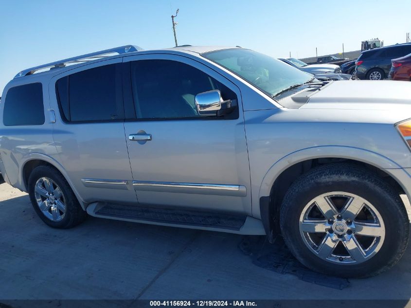 2012 Nissan Armada Platinum VIN: 5N1AA0NF1CN607980 Lot: 41156924