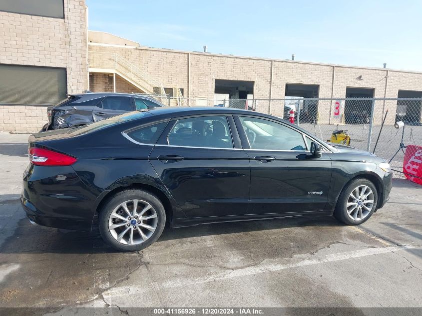 VIN 3FA6P0LUXHR385461 2017 Ford Fusion, Hybrid SE no.13