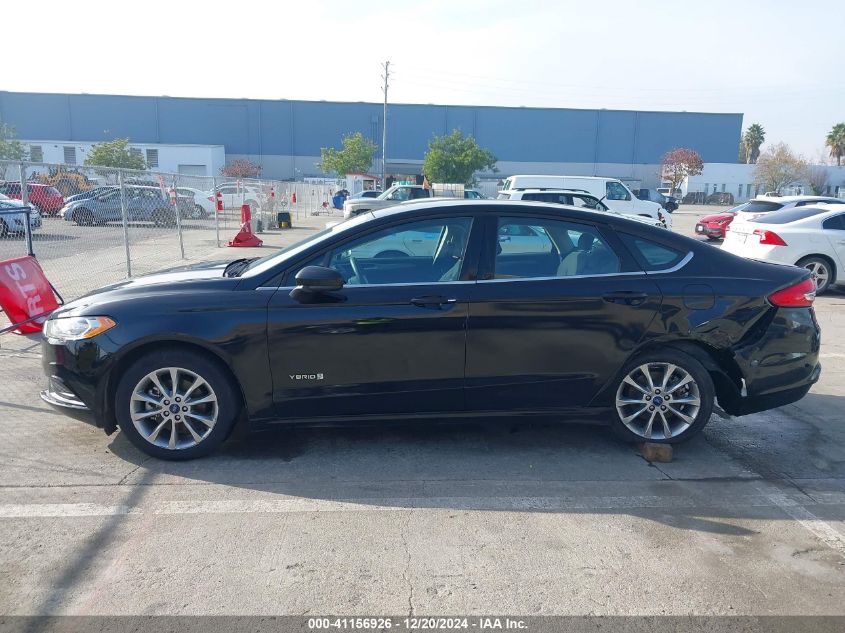 VIN 3FA6P0LUXHR385461 2017 Ford Fusion, Hybrid SE no.14