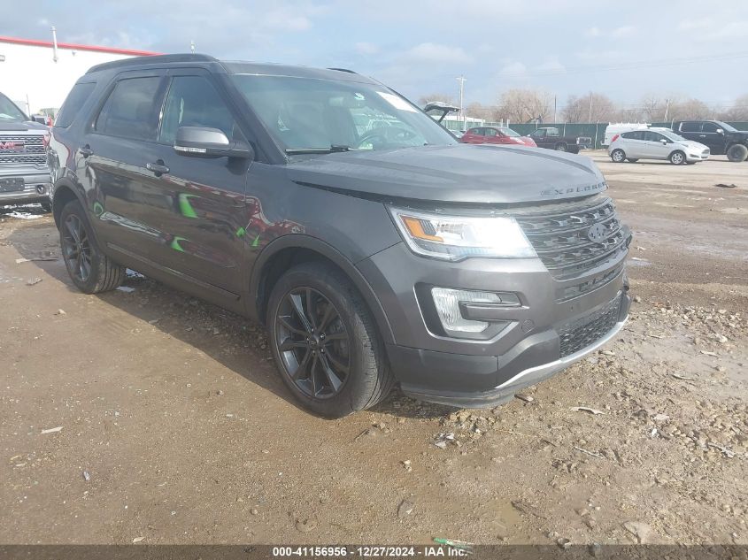 VIN 1FM5K8D88HGA21532 2017 Ford Explorer, Xlt no.1