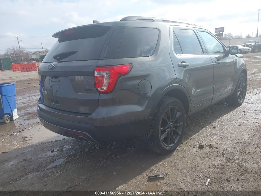 VIN 1FM5K8D88HGA21532 2017 Ford Explorer, Xlt no.4