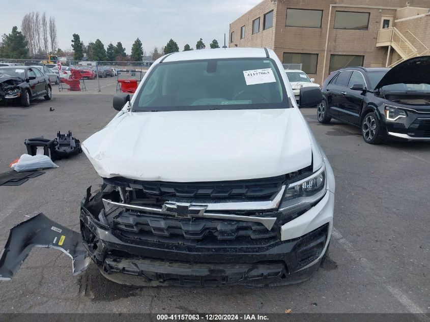 2021 Chevrolet Colorado 2Wd Short Box Wt VIN: 1GCGSBEN6M1265899 Lot: 41157063