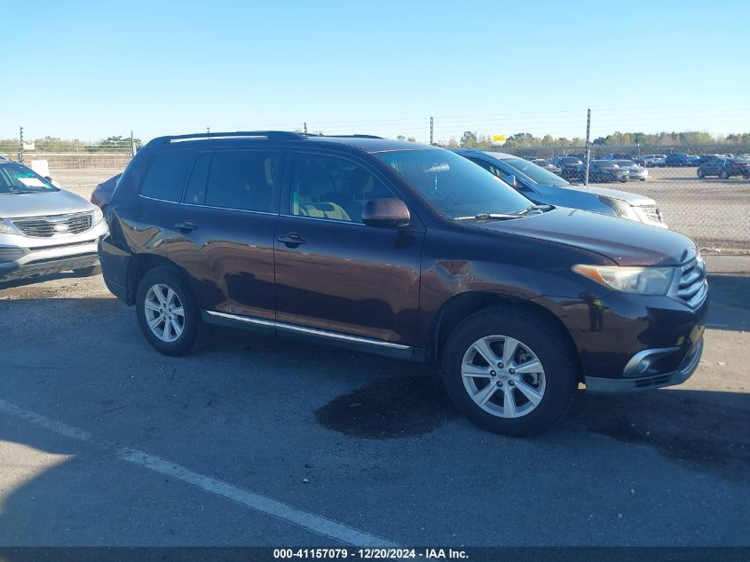 2012 Toyota Highlander Se VIN: 5TDZK3EH2CS074894 Lot: 41157079