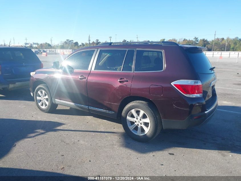 2012 Toyota Highlander Se VIN: 5TDZK3EH2CS074894 Lot: 41157079