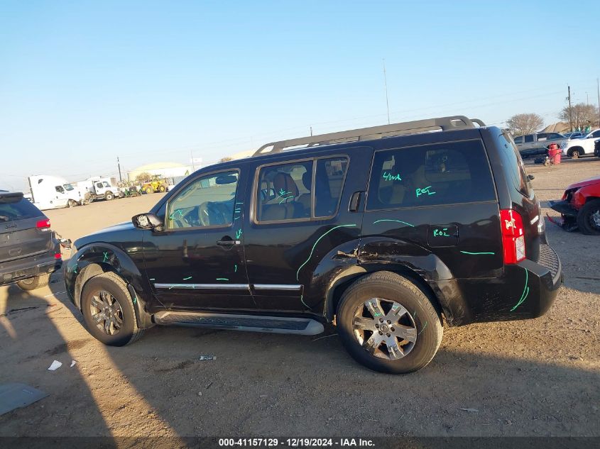 2011 Nissan Pathfinder Silver VIN: 5N1AR1NN2BC607549 Lot: 41157129