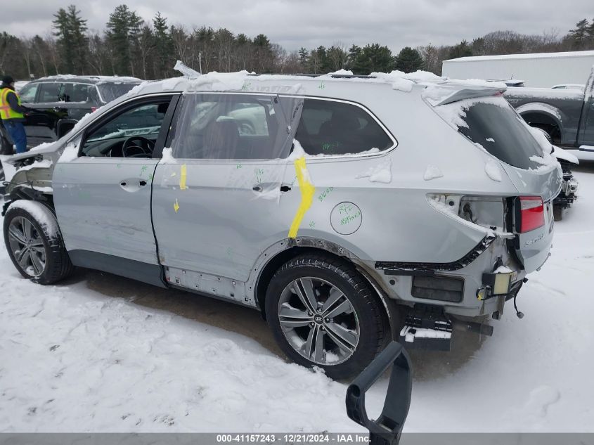 2016 Hyundai Santa Fe Se VIN: KM8SR4HF6GU135982 Lot: 41157243