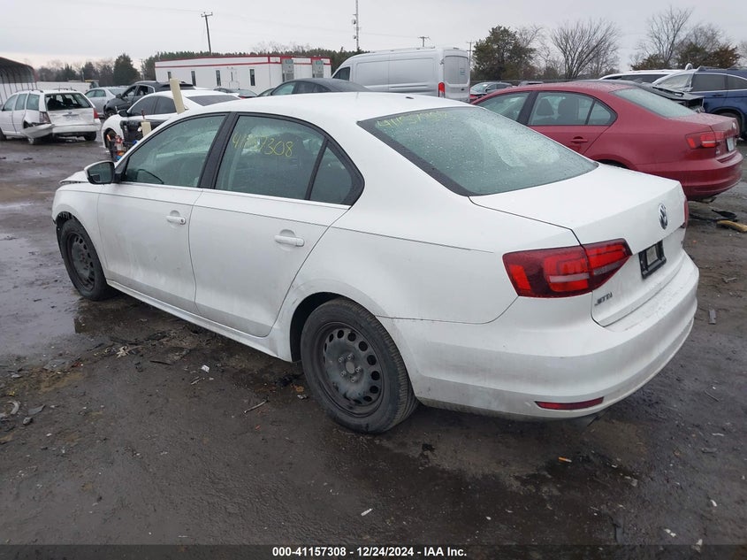 2017 VOLKSWAGEN JETTA VIN: 3VW2B7AJ9HM296211