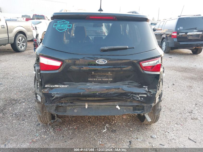 2018 Ford Ecosport Se VIN: MAJ3P1TEXJC168806 Lot: 41157355