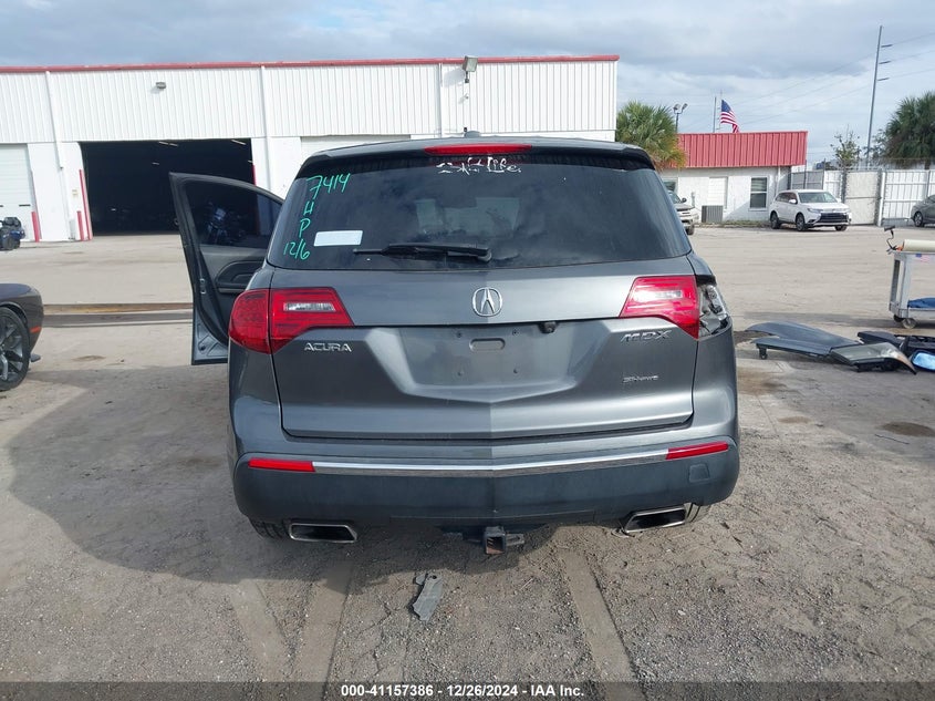 2011 ACURA MDX VIN: 2HNYD2H64BH543971